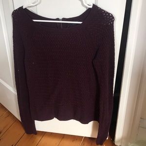 Dark purple sweater